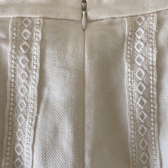 J. Crew white cotton skirt size 0 - Picture 5 of 5